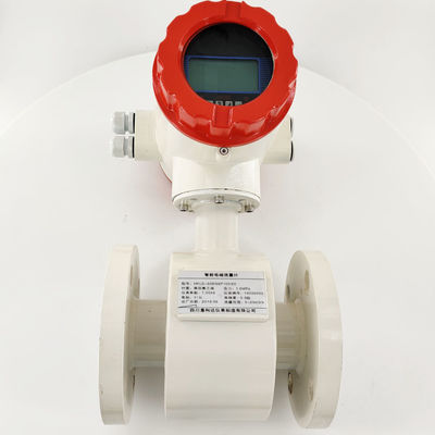 متر جریان آب الکترومغناطیسی ISO 4-20mA با اتصال فلنج